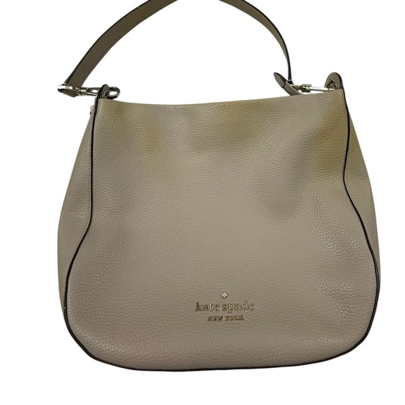 kate spade Handbags - Kate Spade New York Pebbled Shoulder Bag Beige Tan Project Bag